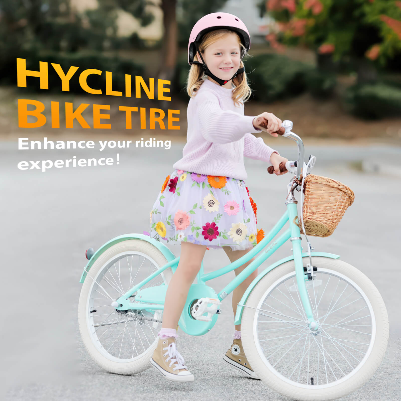 MOHEGIA 2-Pack Beige & White Wall Kid Tire Set - 16"/20"×2.125"