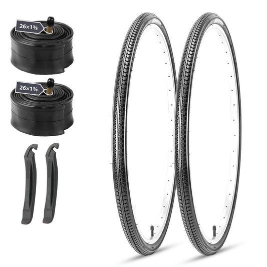 MOHEGIA 26x1 3/8 Inch Bike Tires