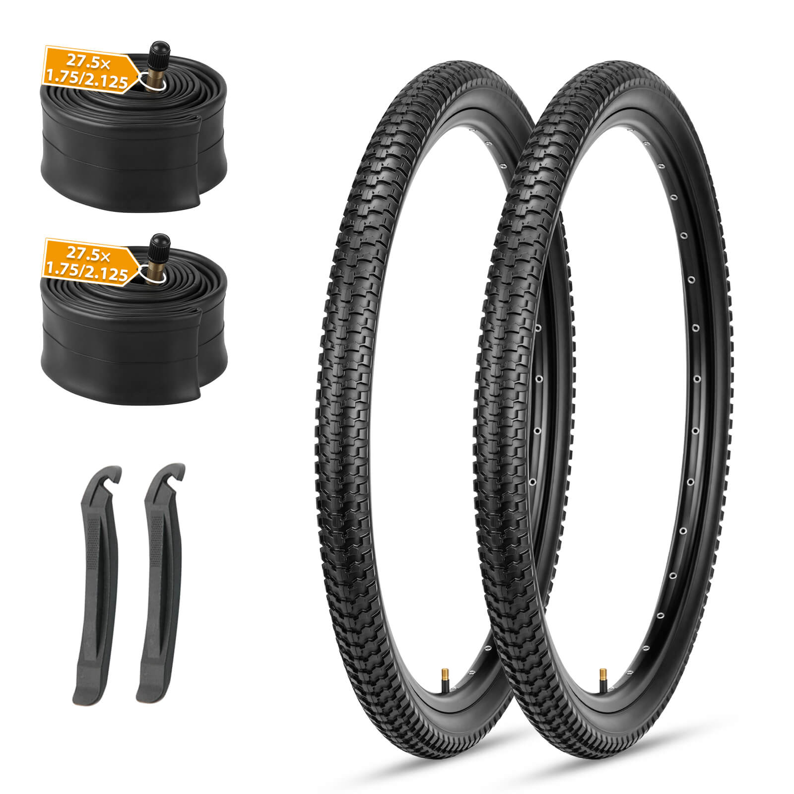 MOHEGIA Mountain Bike Tires Set: 2 Pack 26x2.1/27.5x2.1/29x2.1