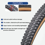 Brown Wall Mountain Bike Tire - 26"×1.95"