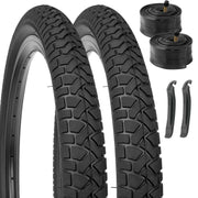 MOHEGIA 2 Pack Kids Bike Tires Set: 16x2.125/ 20x2.125