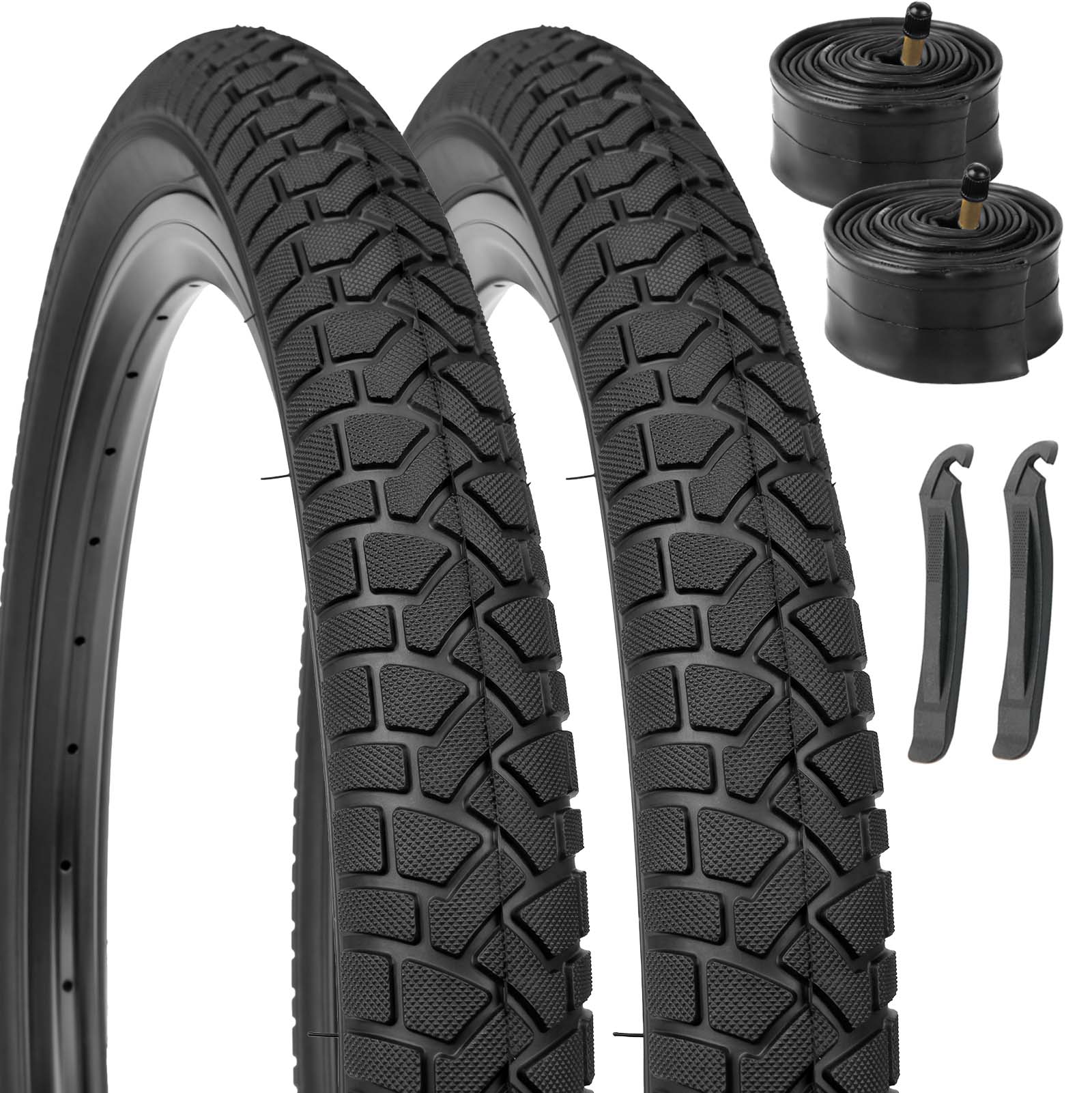 MOHEGIA 2 Pack Kids Bike Tires Set: 16x2.125/ 20x2.125