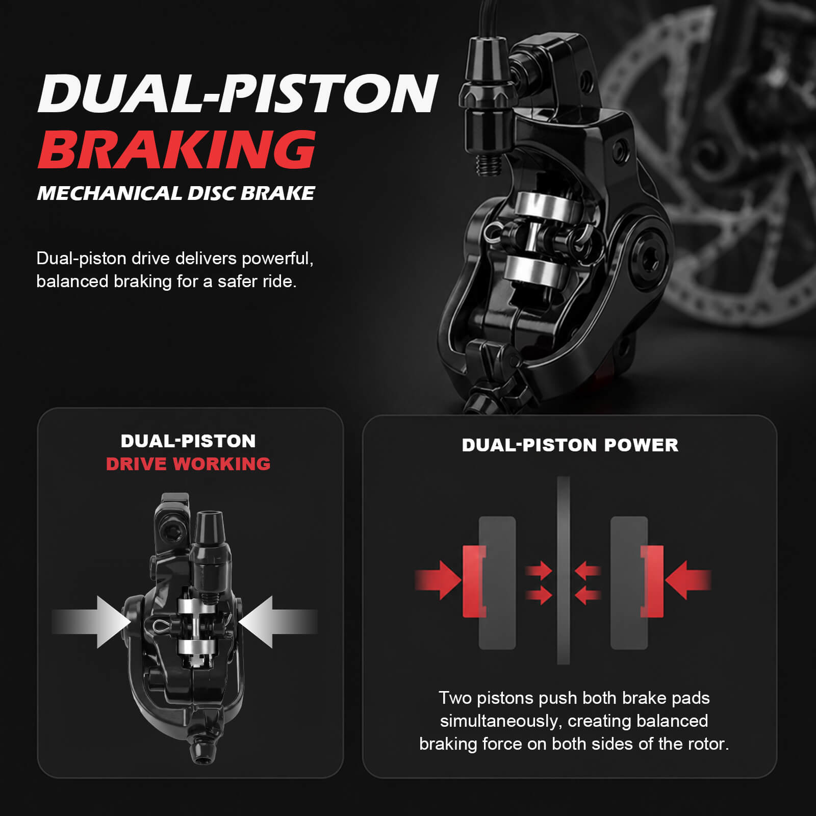 ZOOM DB-680 Disc Brake Caliper