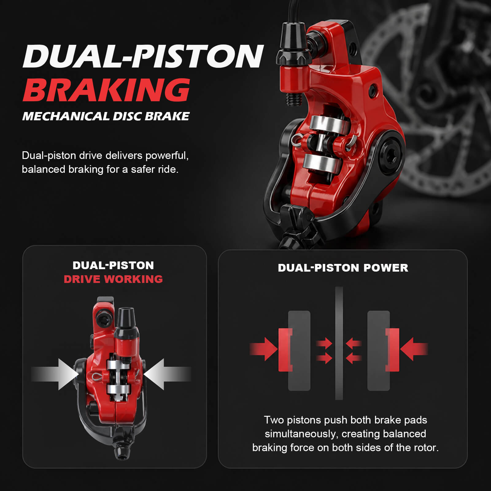 ZOOM DB-680 Disc Brake Caliper