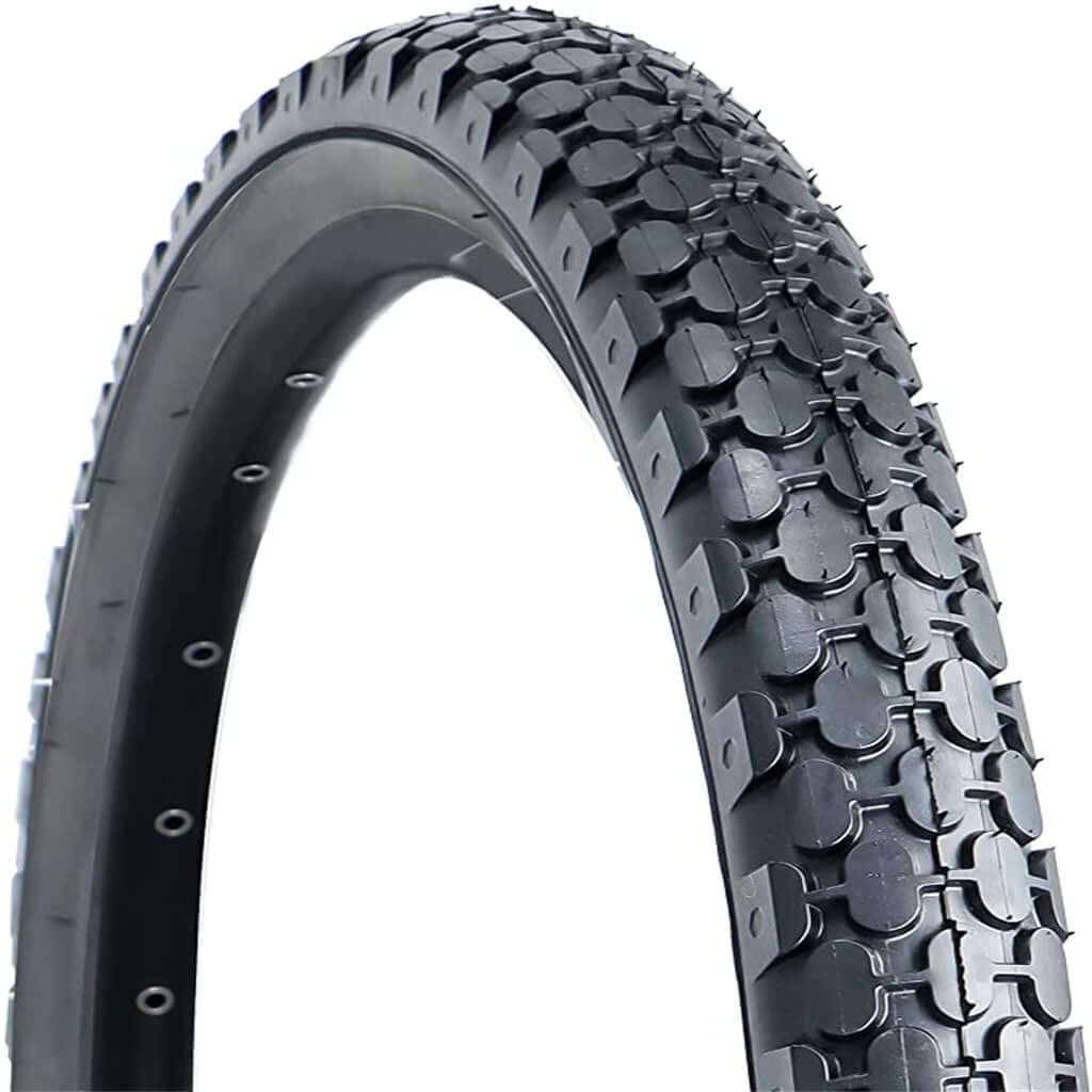 Hycline Beach Cruiser Bike Tire 26X2.125  Black/White/Brown Wall - Hycline