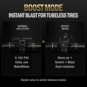 MOHEGIA Booster Tire Floor Pump