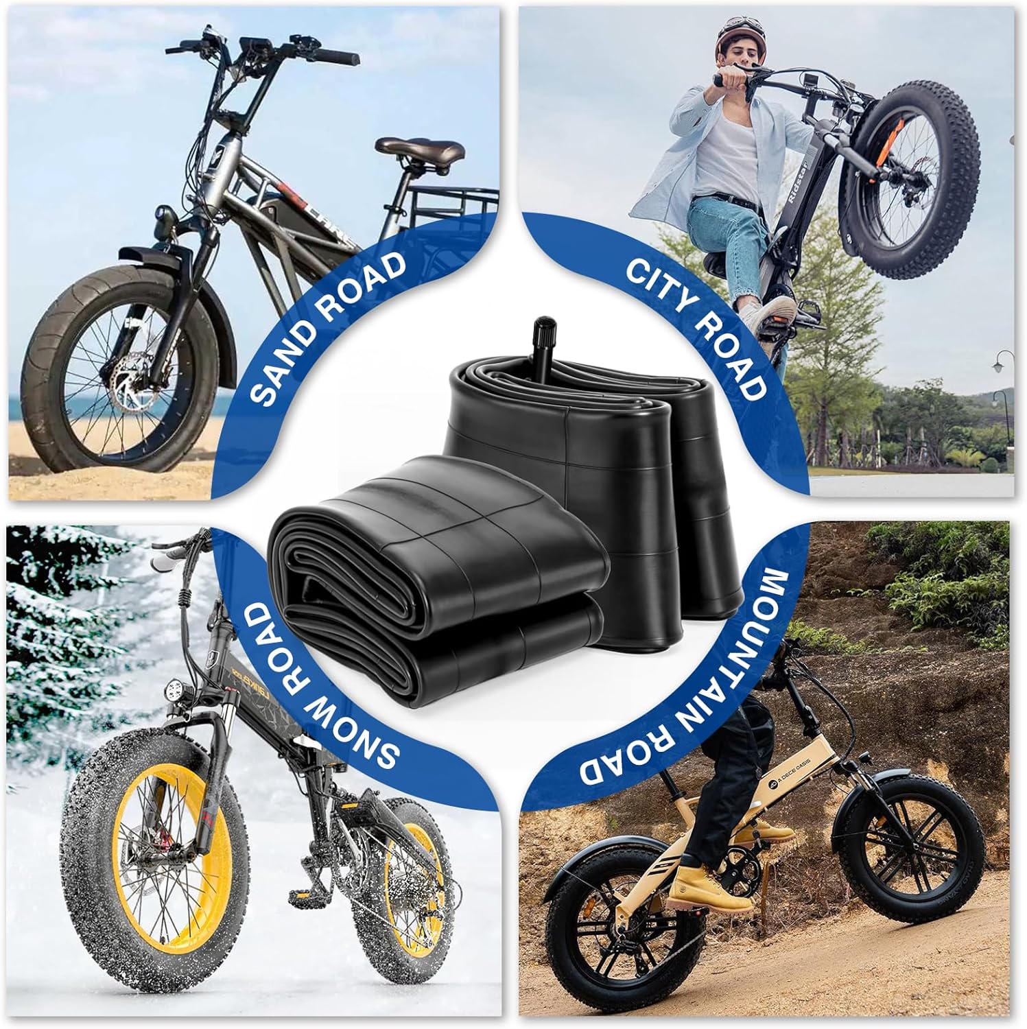 Fat Tire Tube - 20"/26"×4.0"-5.0"