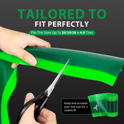 How to use and trim Hycline 2 Pack Fat Tire Liners
