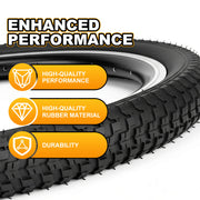 MOHEGIA 2-Pack MTB Bike Tires Set: 16x2.125/ 20x2.125
