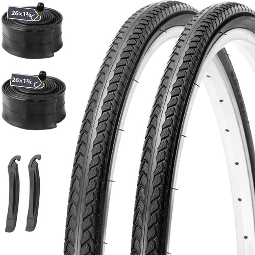 MOHEGIA 26x1 3/8 Inch Bike Tires
