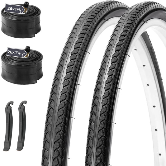 MOHEGIA 26x1 3/8 Inch Bike Tires