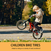 Hycline Bowlite 12.5"/14"/16"/20"×2.125 Childs Bike Tire Children Bike Tire