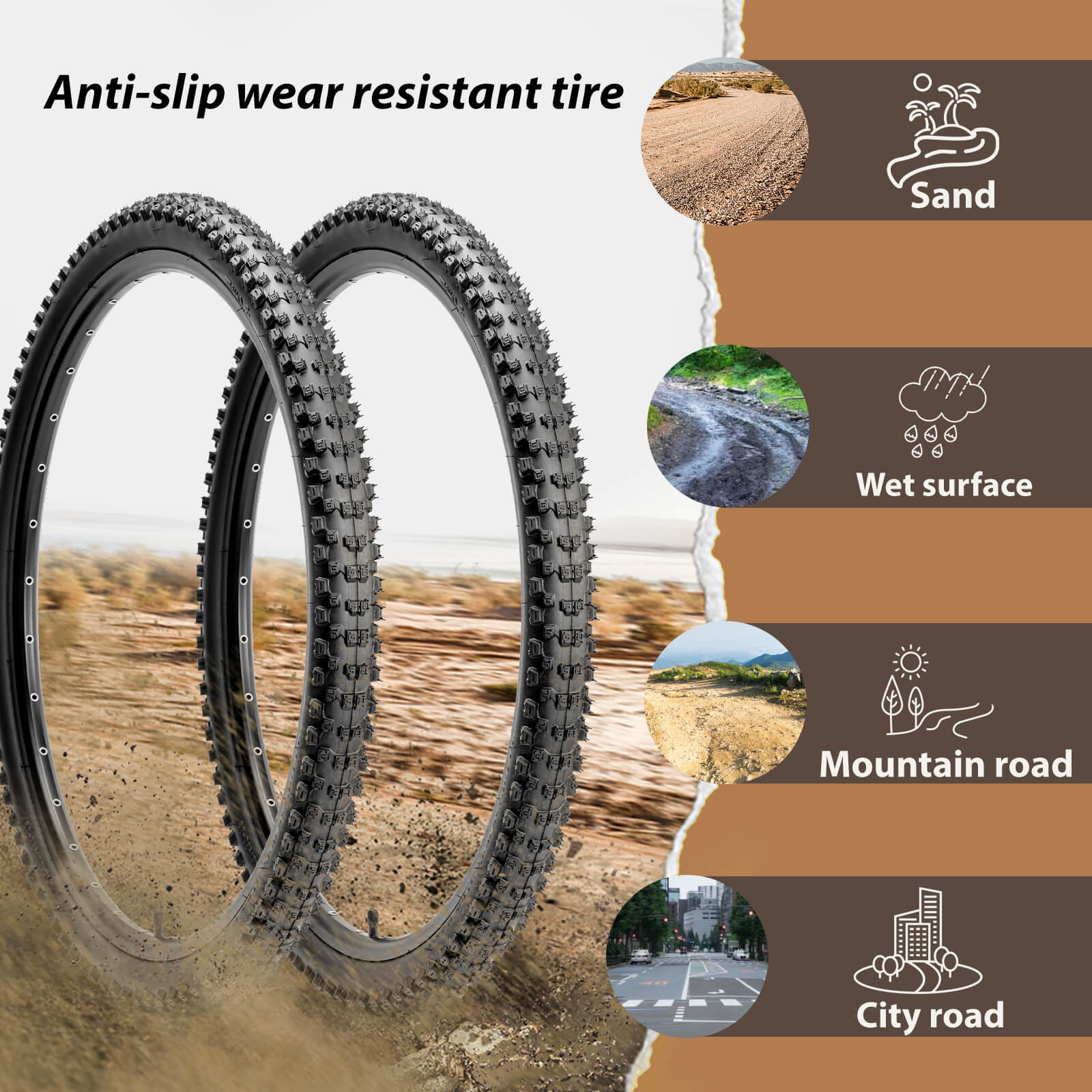 Hycline Ruyi -  26/27.5/29" × 2.1" mountain bike tire with tube replacement kits review