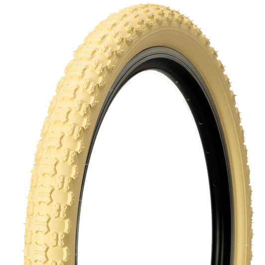 MOHEGIA 2-Pack Beige & White Wall Kid Tire Set - 16"/20"×2.125"