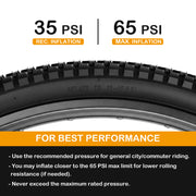 MOHEGIA Mountain Bike Tires Set: 2 Pack 26x2.1/27.5x2.1/29x2.1
