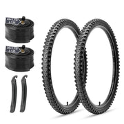 MOHEGIA Mountain Bike Tires Set: 2 Pack - 20/24/26" × 2.125"