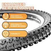 MOHEGIA Mountain Bike Tires Set: 2 Pack - 20/24/26" × 2.125"