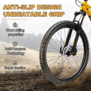 MOHEGIA Mountain Bike Tires Set: 2 Pack - 20/24/26" × 2.125"