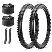 Hycline 2-pack Hycline Terrace Mountain Bike Tire 26"/27.5"/29" × 2.4" with tubes replacement kit