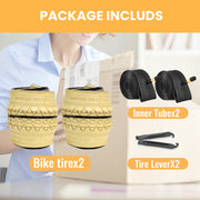 Gembridge Beige Wall Beach Crusier Tire - 26" × 2.125"