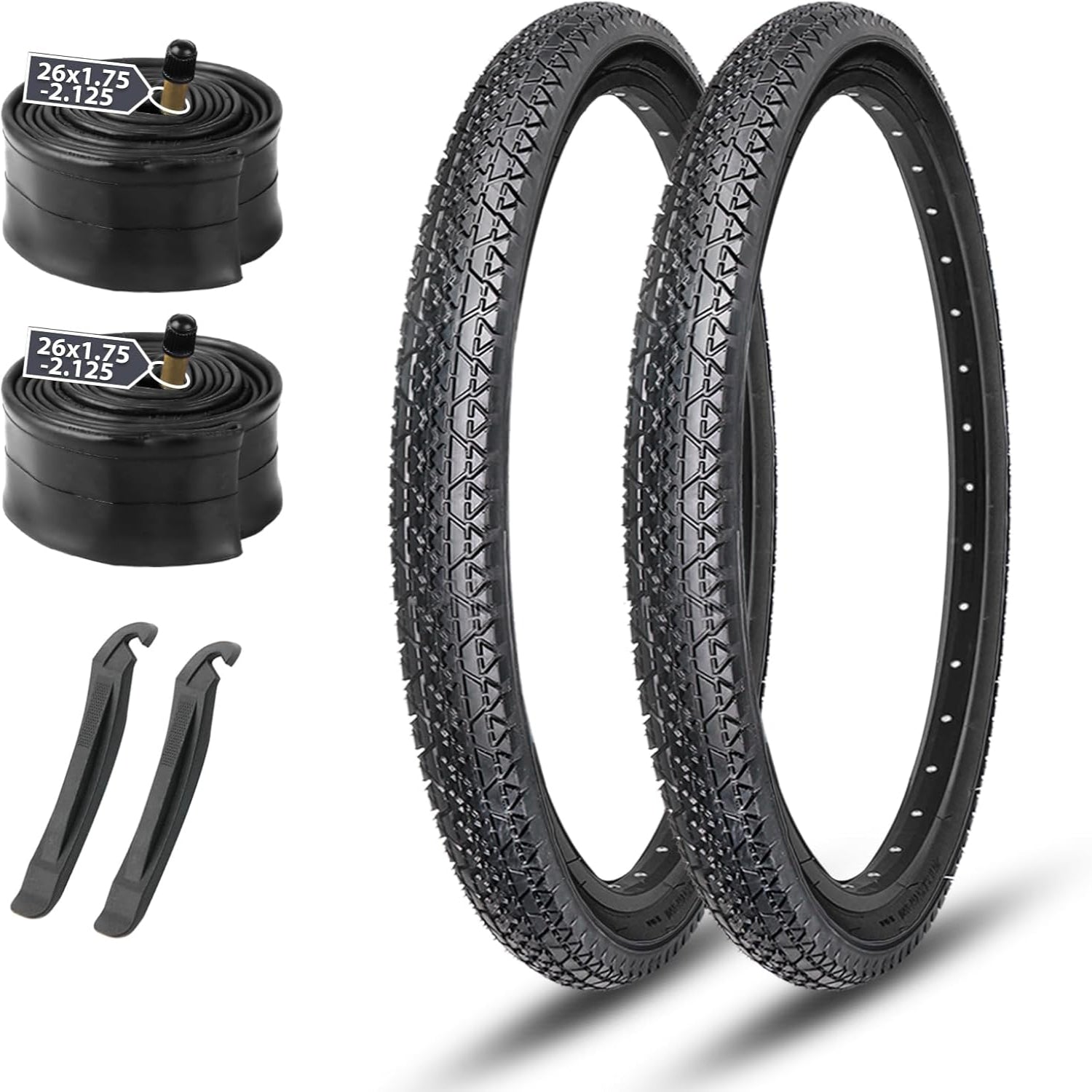 Hycline 2-pack Hycline gembridge 26x2.125 inch beach cruiser bike tire replacement