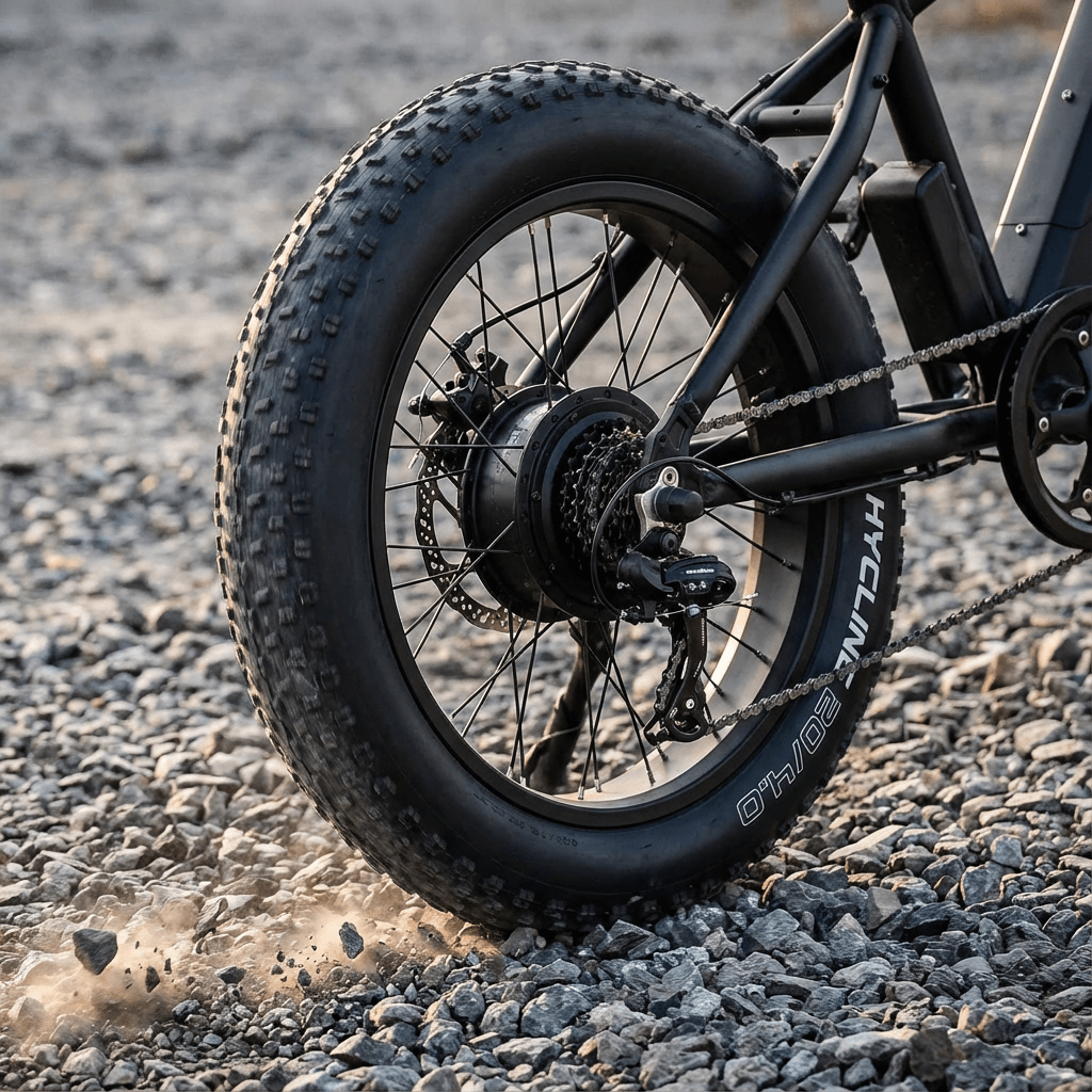 Hycline Raider BMX Bike Fat BIke Tire for Ebike on the Gravel & Trail