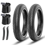 Best 2 Packed Raider Fat Tires Plus Tubes 20"/26" × 3.0"/4.0"
