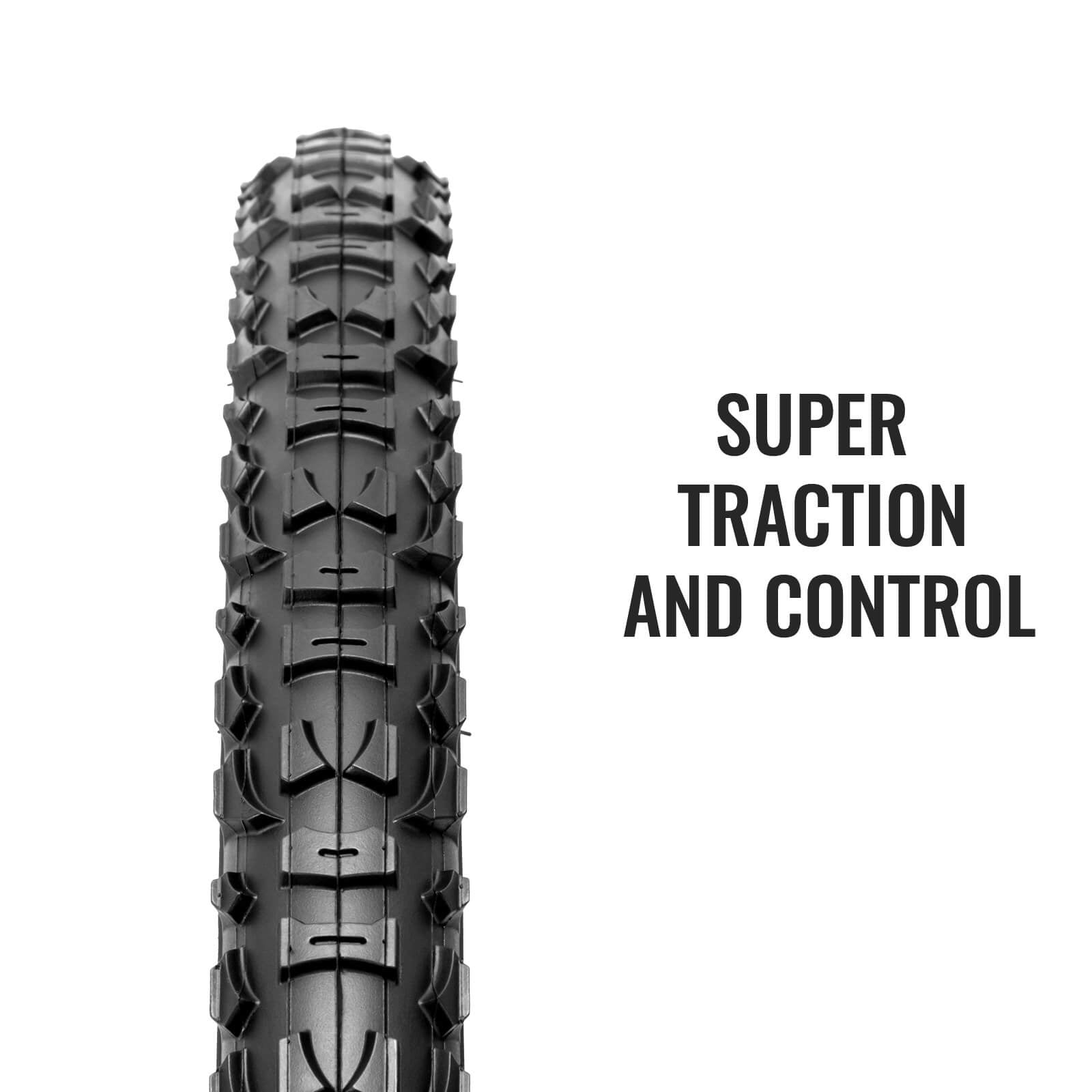 Hycline Terrclaw Mountain Bike Tire - 20/24/26" × 1.95" Super traction and control