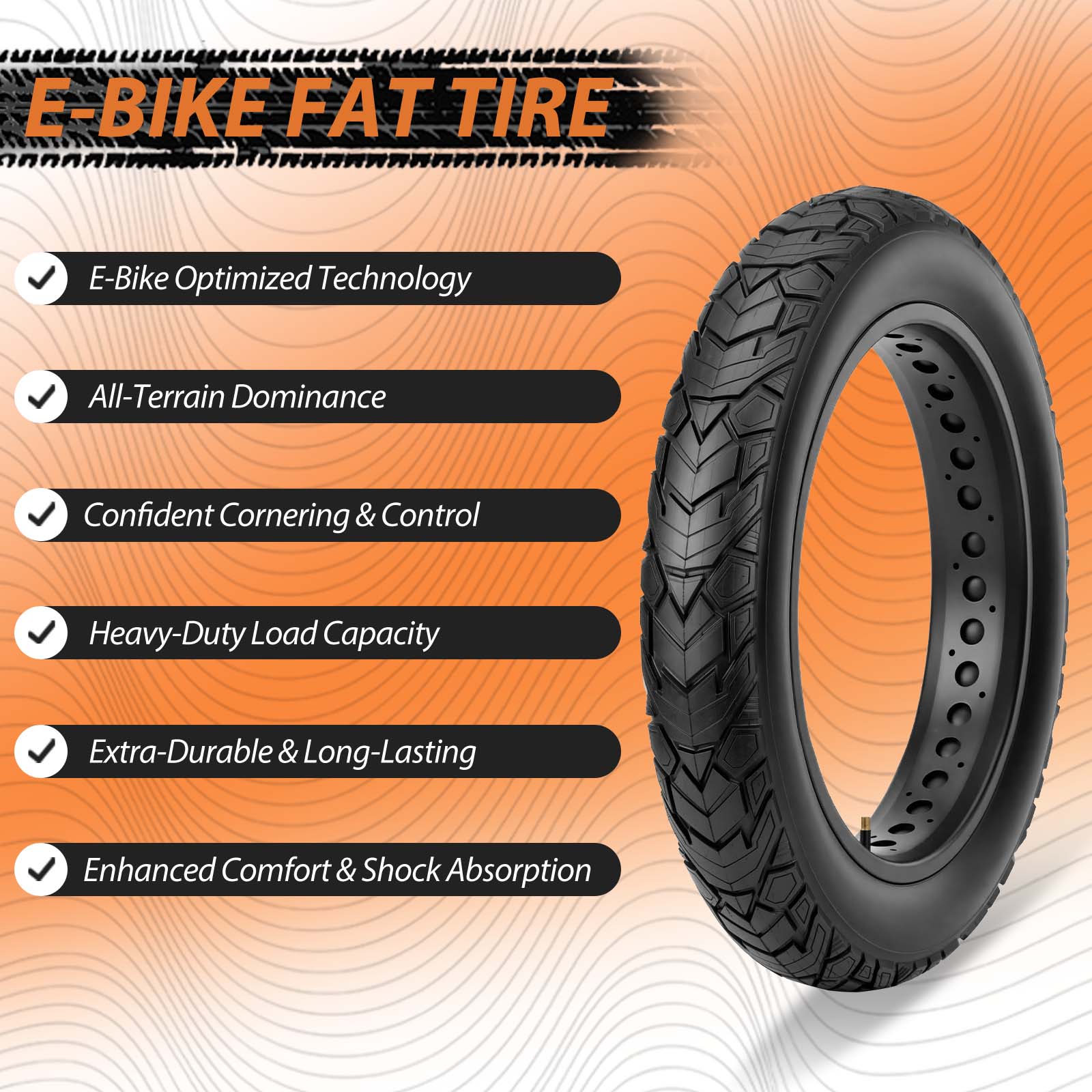 The Advantages and factors of E-Bikes‘s Tire choice 