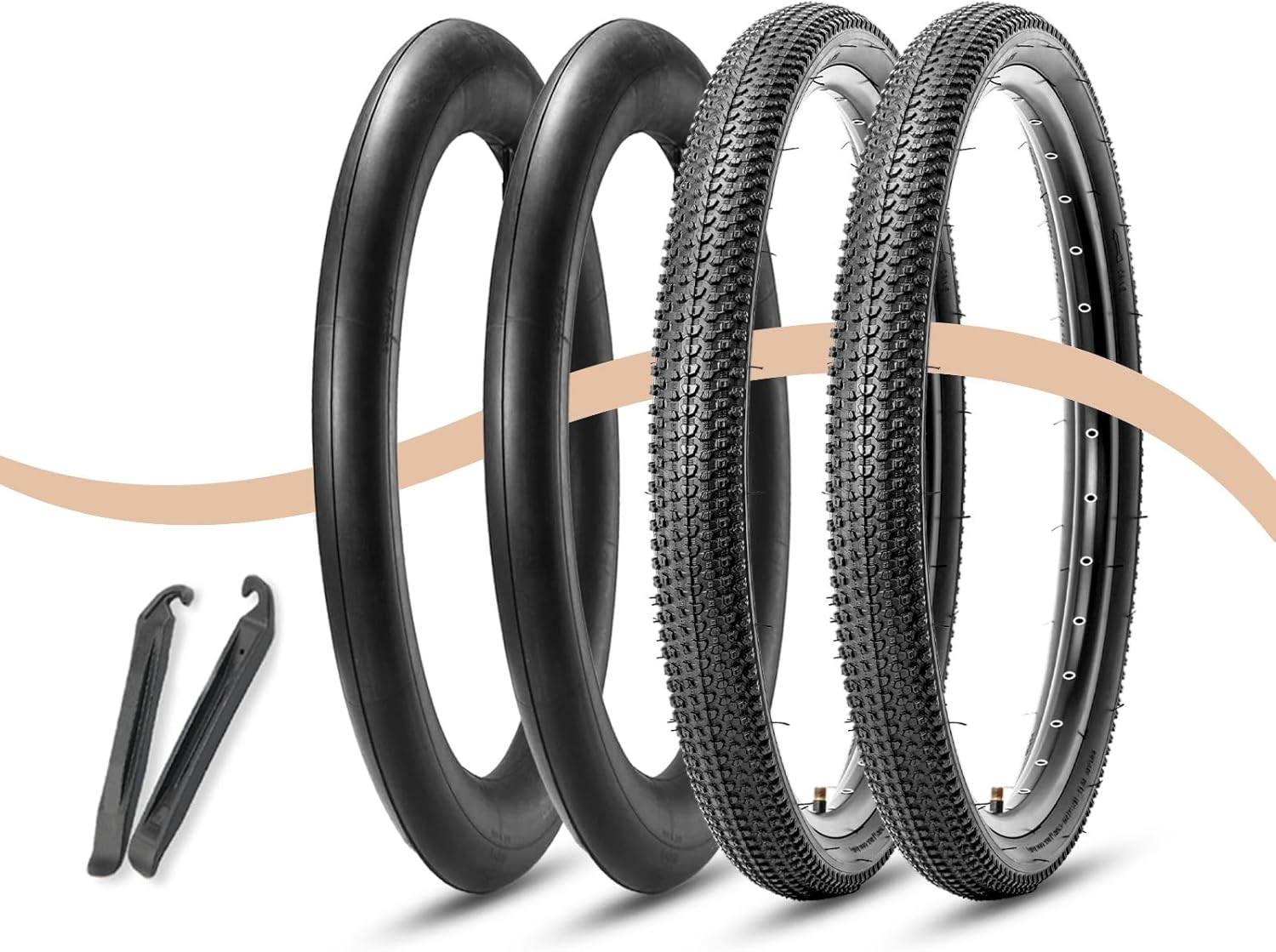 Hycline 20" 26" cross-country XC Bike Tire with inner tube bundle pack 