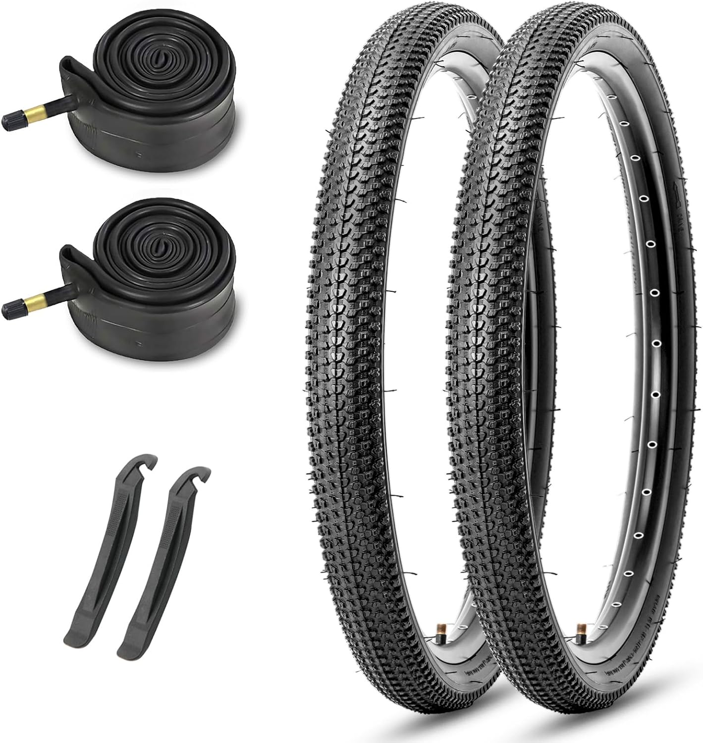 Hycline MTB Mountain Bike Tire bundle set pack - 20X2.125 / 26X2.125 inch