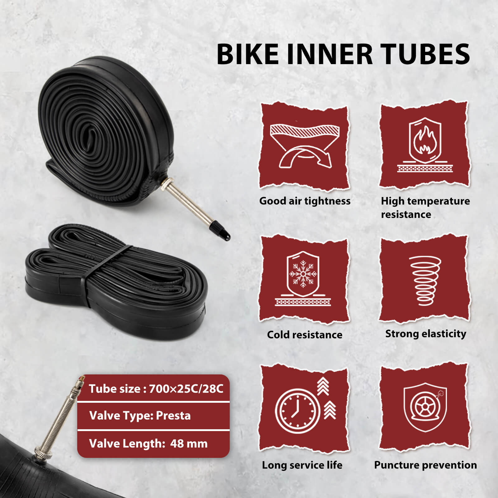 MOHEGIA 700C Road Bike Tire - 700×25C / 28C