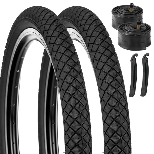 MOHEGIA 16 / 20x1.95 Inch Kids Bike Tires (2-Pack-In)