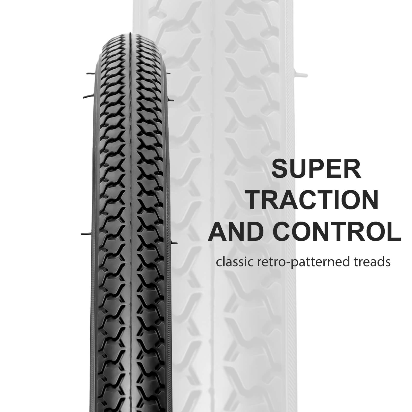 Retro Bicycle Tire - 26×1 3/8 (37-590)