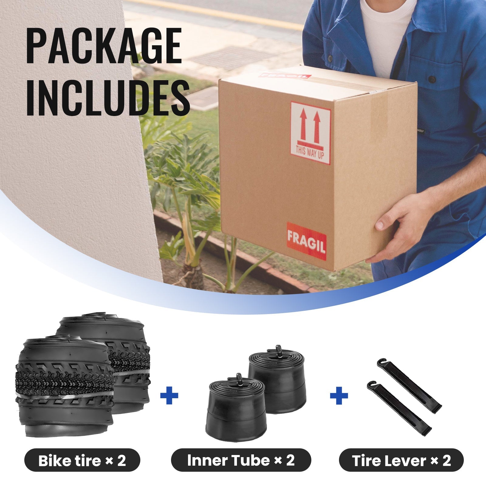 Mohegia Gravel Bike Tire Set - 700×42C