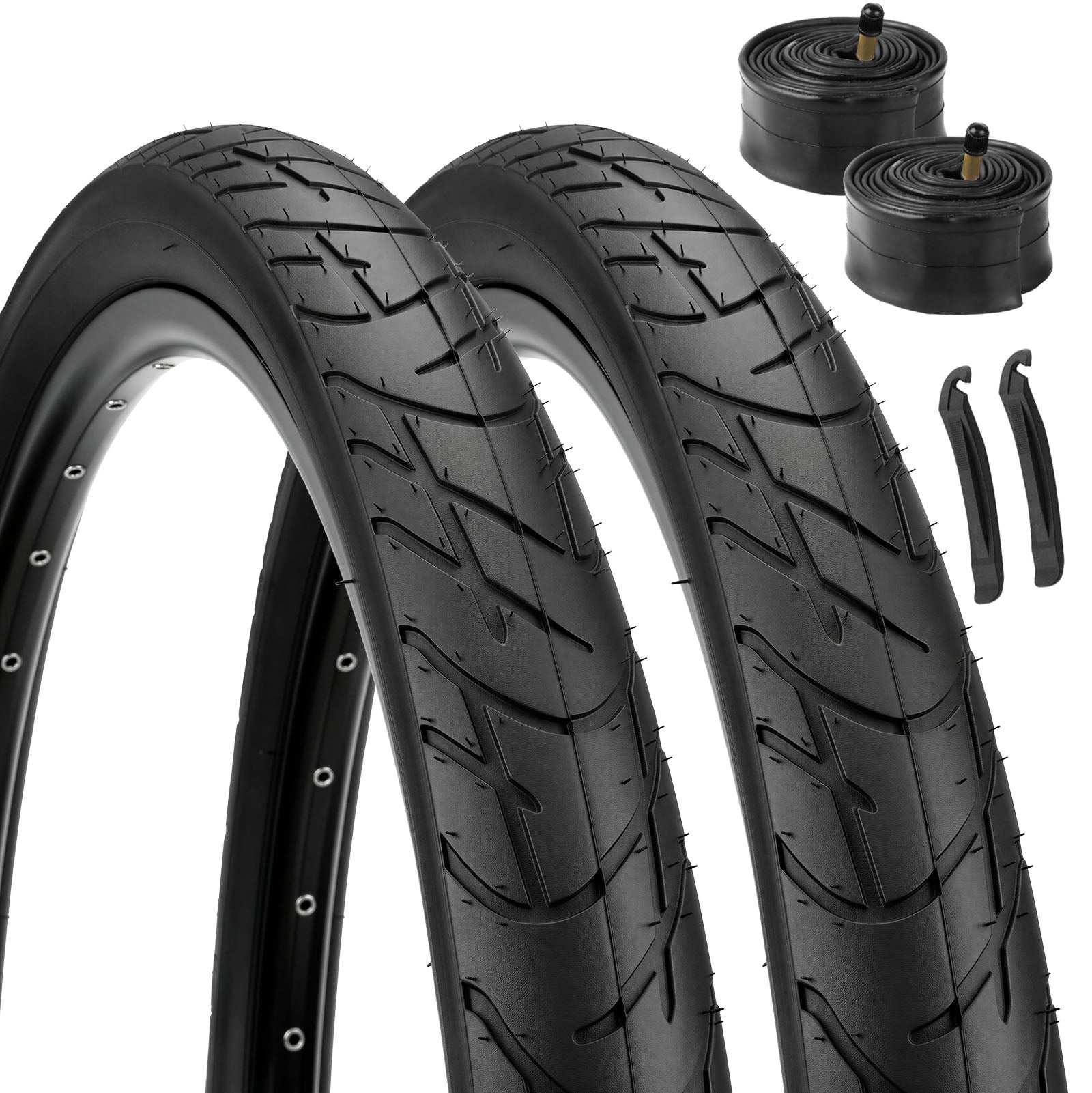MOHEGIA City Bike Tires Set: 2 Pack 24/26x2.125