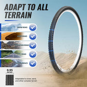 Mohegia Gravel Bike Tire Set - 700×42C