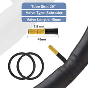 Beach Cruiser Tire Diamond Tread White Wall 26"x 2.125" tube