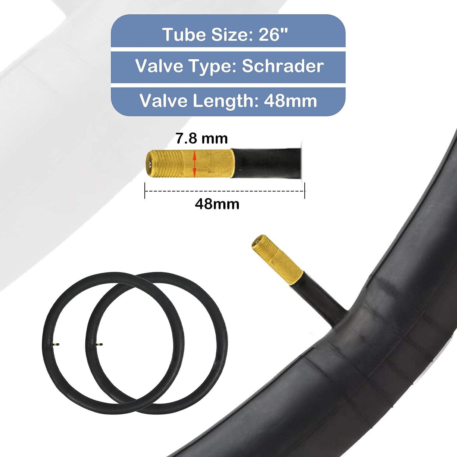 Beach Cruiser Tire Diamond Tread White Wall 26"x 2.125" tube