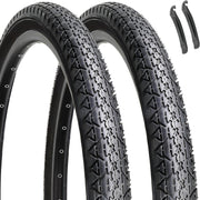 2-pack Hycline gembridge 26x2.125 inch beach cruiser bike tire replacement