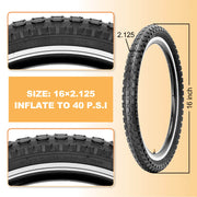 hycline dotree kid tire size for rim