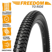 MOHEGIA Mountain Bike Tires Set: 2 Pack 26x2.1/27.5x2.1/29x2.1