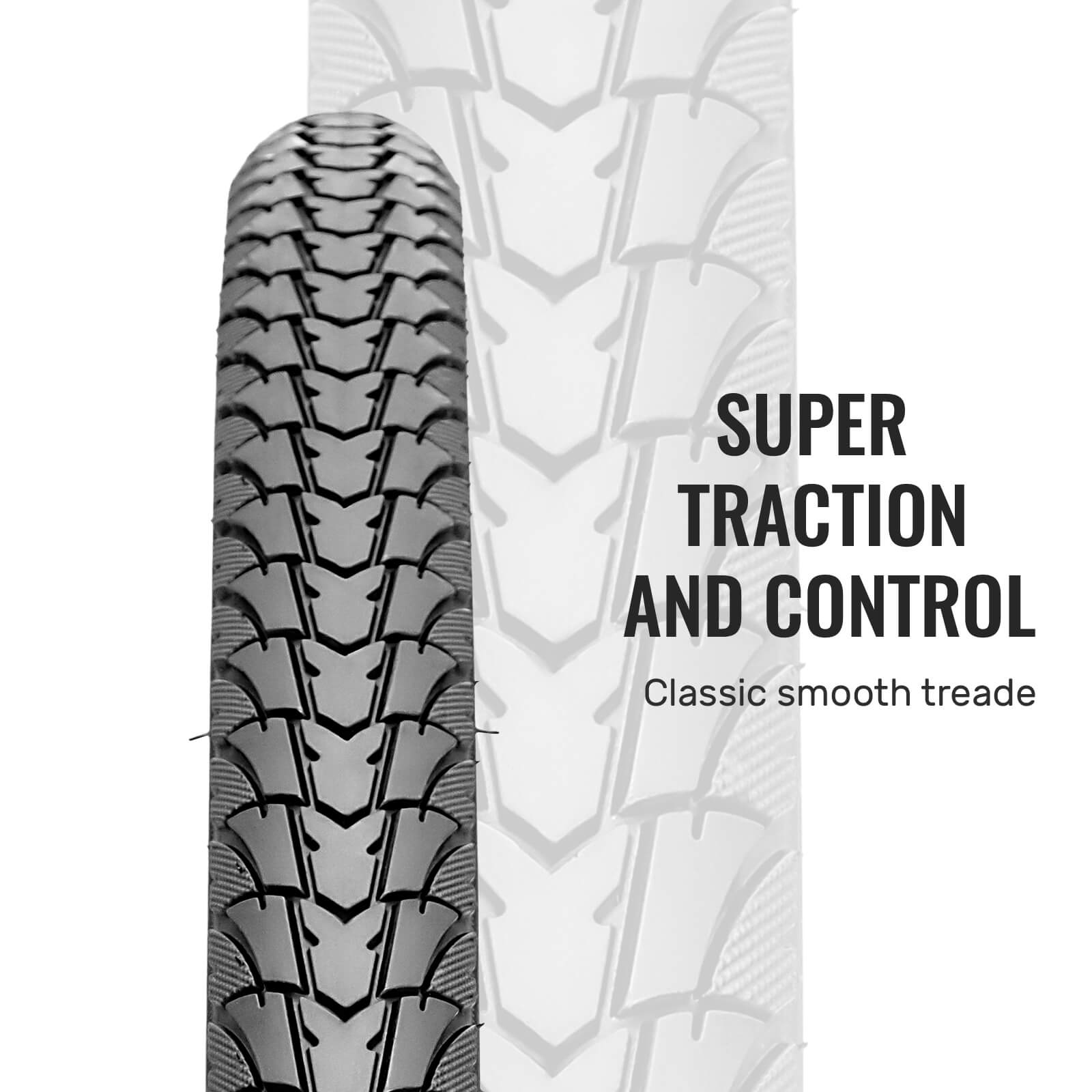Hycline Ridge GRV 700x38C Tire with tread pattern