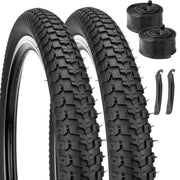 MOHEGIA 2-Pack MTB Bike Tires Set: 16x2.125/ 20x2.125