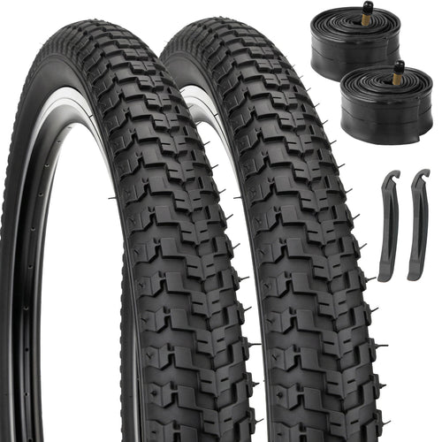 MOHEGIA 2-Pack MTB Bike Tires Set: 16x2.125/ 20x2.125
