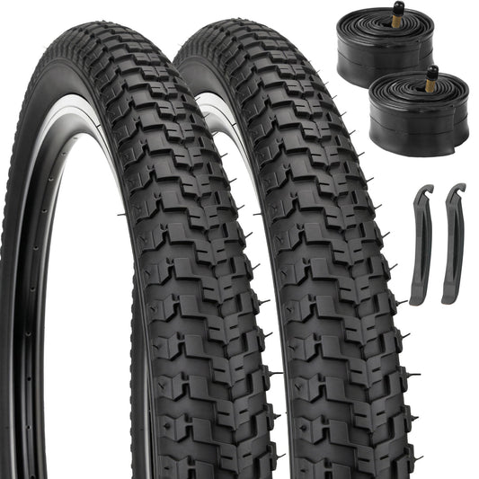 MOHEGIA 2-Pack MTB Bike Tires Set: 16x2.125/ 20x2.125
