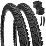 MOHEGIA Mountain Bike Tires Set:  2 Pack 24/26x1.95 Replacement